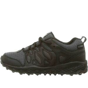 NIB Saucony Kids' Peregrine Shield Sneaker Kicks Athletic Shoe In Black